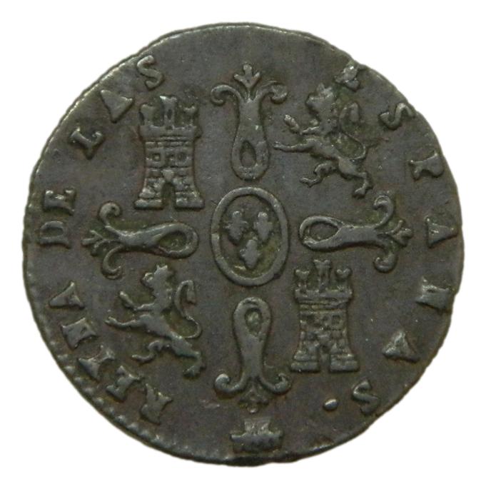 1846 - ISABEL II - 2 MARAVEDIS - SEGOVIA - MBC+