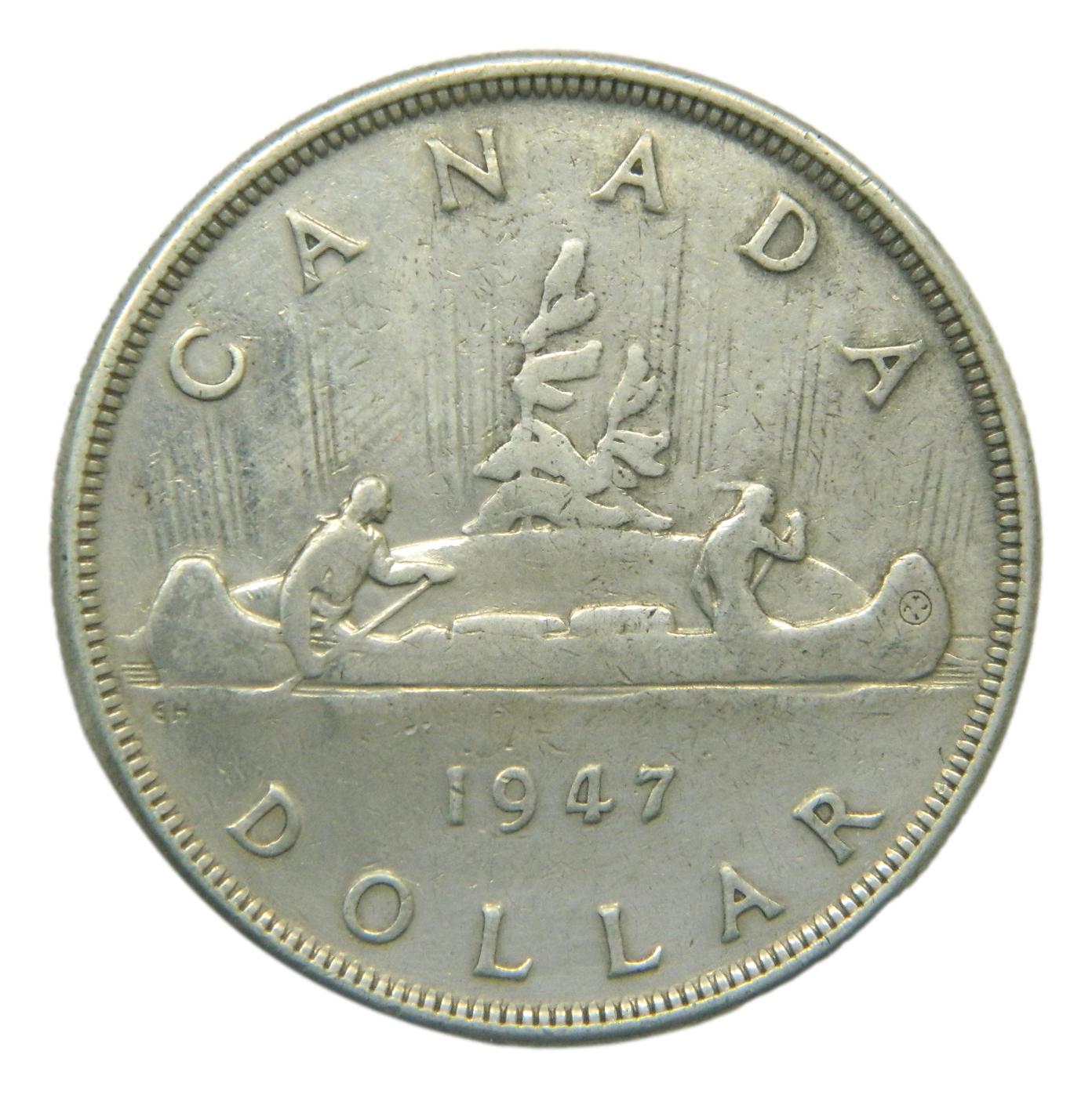 1947 - CANADA - DOLAR - GEORGIUS VI - PLATA