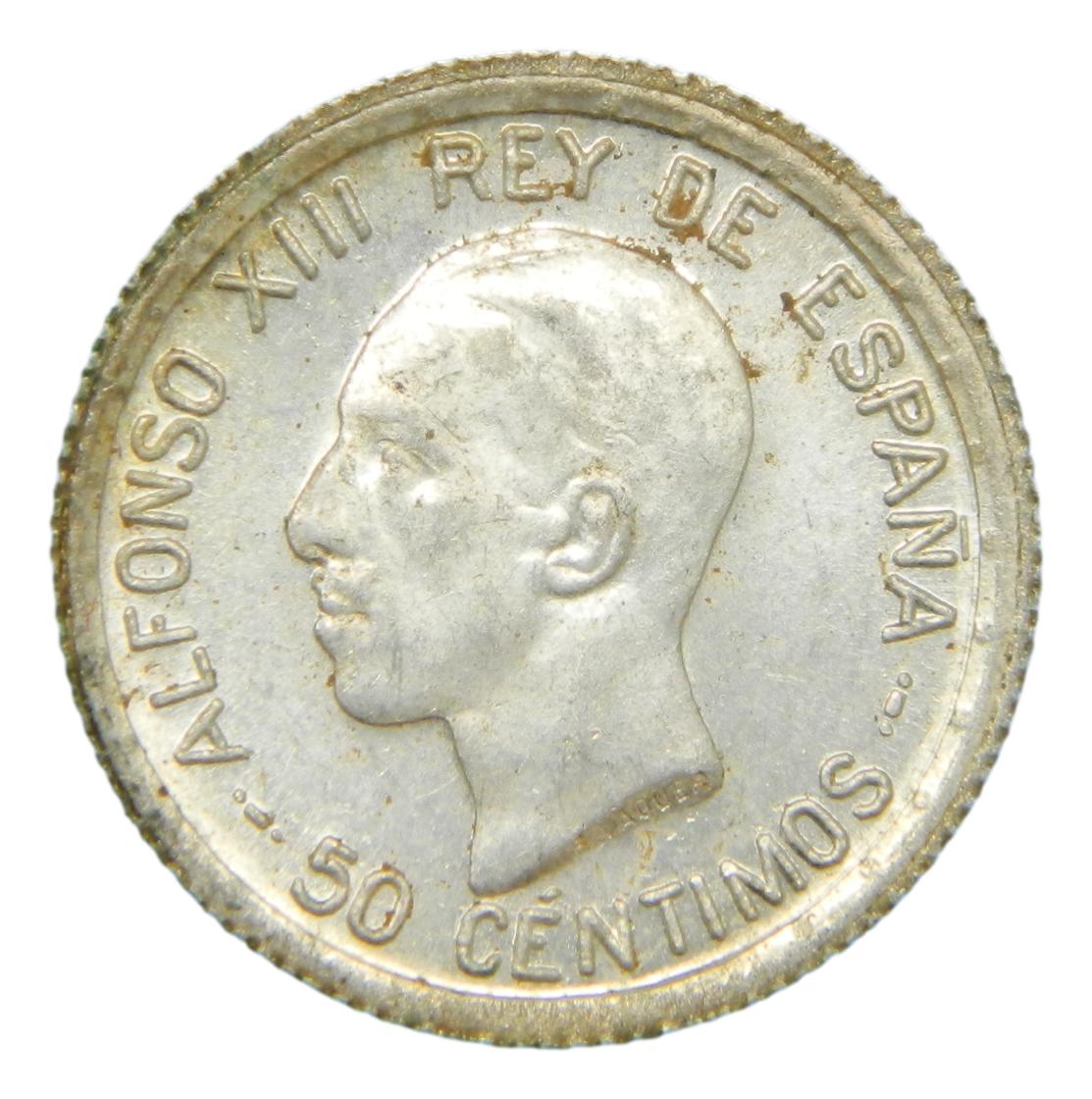 1928 - ALFONSO XIII - 50 CENTIMOS - PCS - EBC