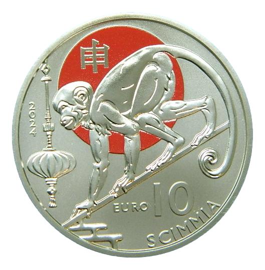 2024 - SAN MARINO - 10 EURO - MONO - AÑO LUNAR