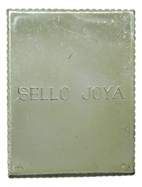 SELLO JOYA PLATA - CORREO DEL PARAGUAY - FRANCISCO DE GOYA 1786