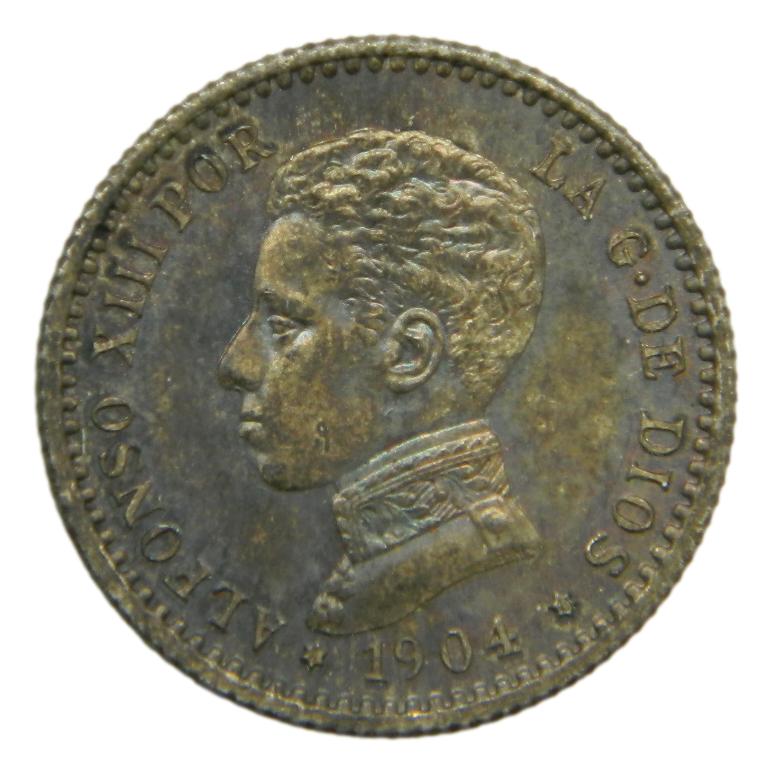 1904 *1-0 - ALFONSO XIII - 50 CENTIMOS - PCV - EBC+