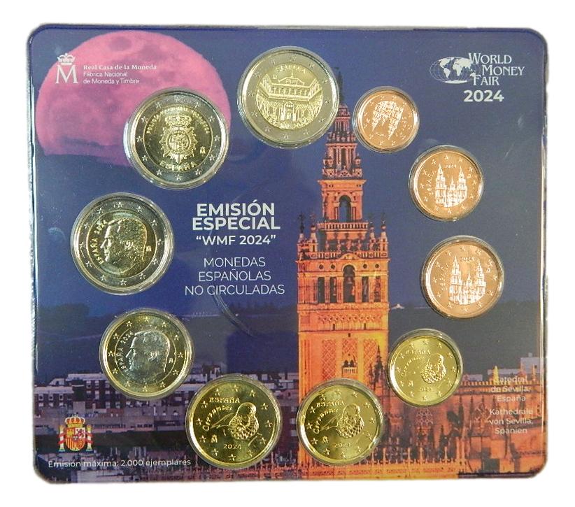 2024 ESPAÑA CARTERA EUROS WORLD MONEY FAIR Monedalia.es