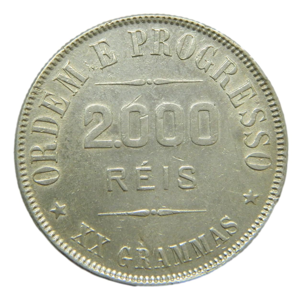 1911 - BRASIL - 2000 REIS - PLATA