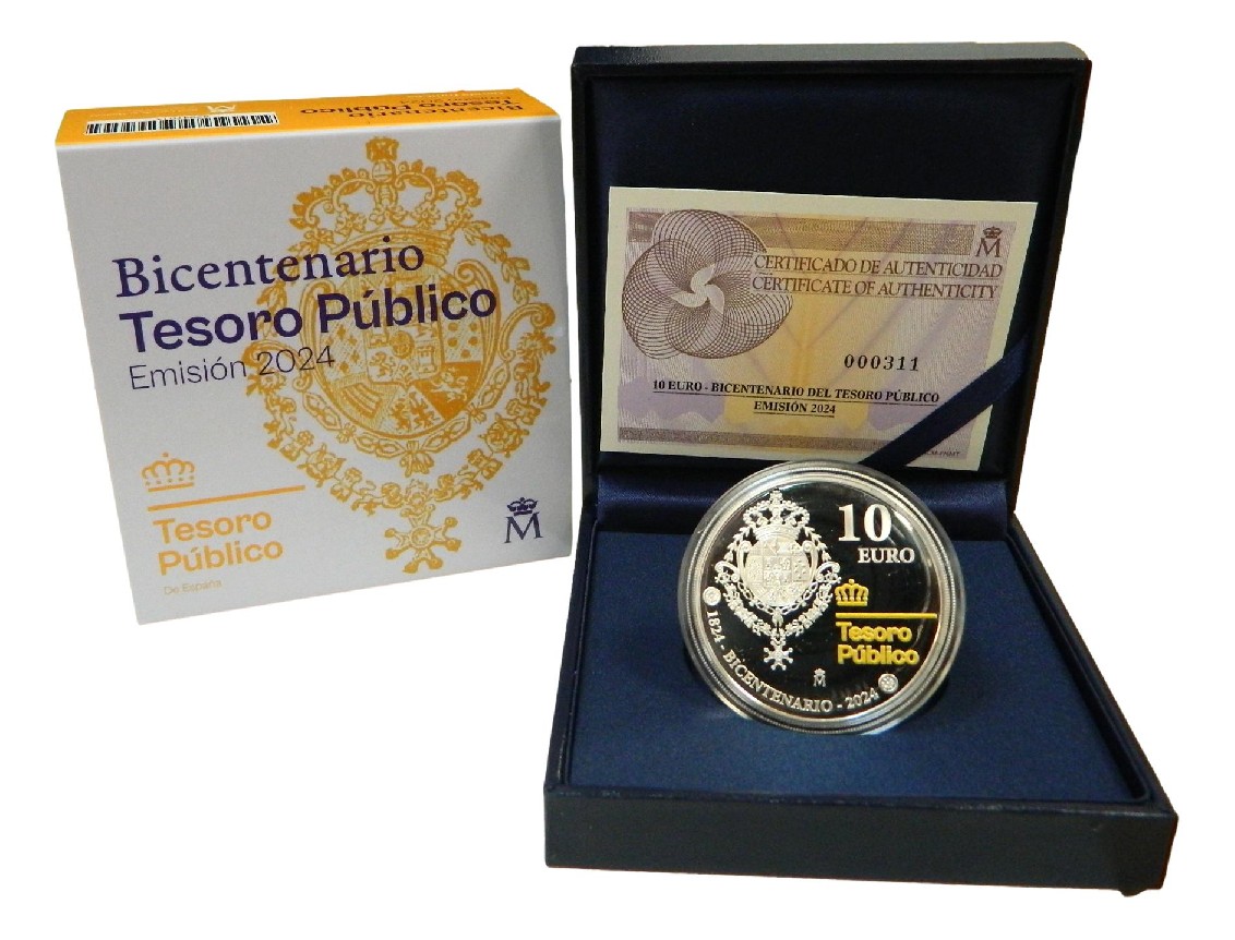 2024 - ESPAÑA - 10 EURO - TESORO PUBLICO - PLATA PROOF