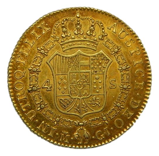 1819 CI - FERNANDO VII - 4 ESCUDOS - MADRID