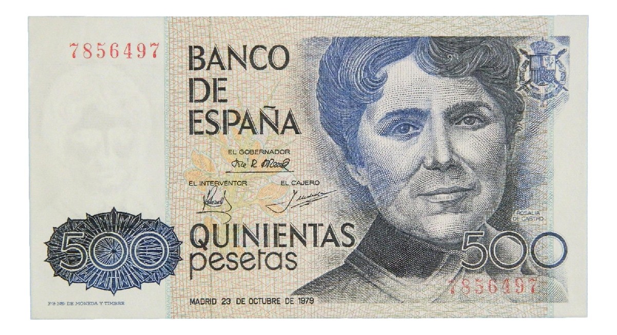 1979 - ESPAÑA - BILLETE - 500 PESETAS - SIN SERIE - SC