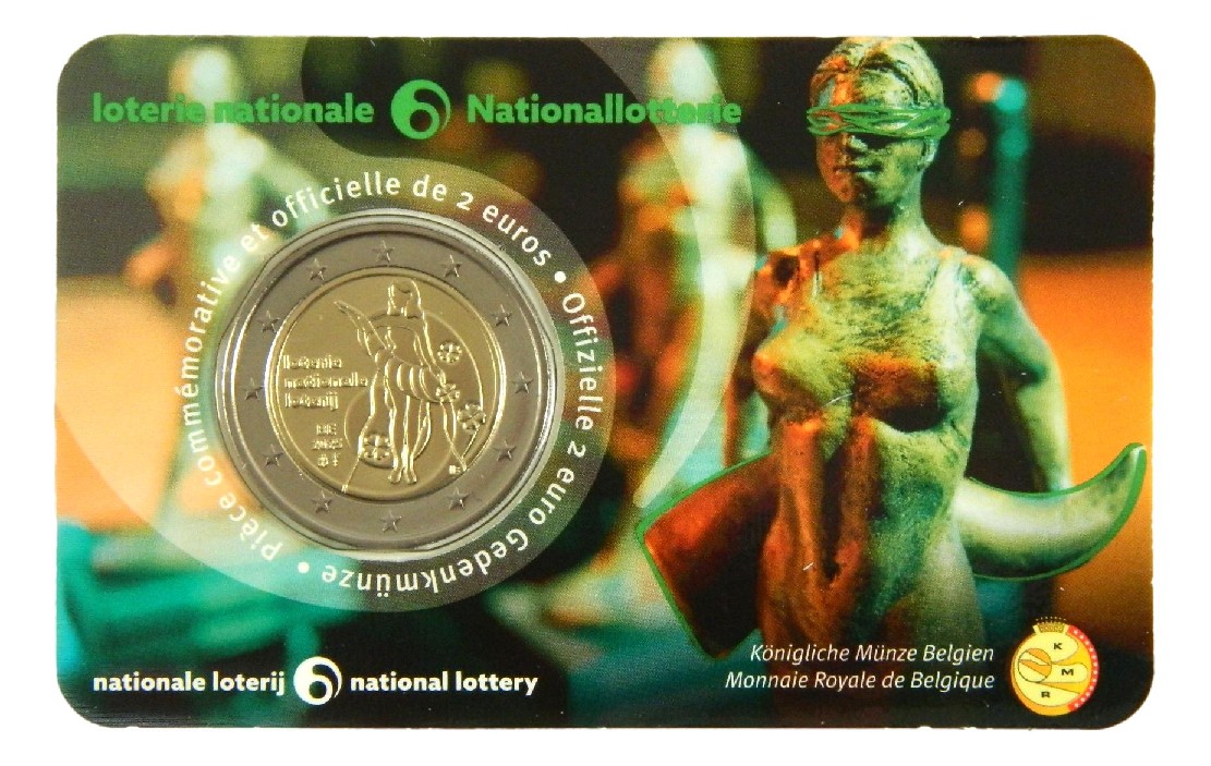 2025 - BELGICA - 2 EURO - LOTERIA NACIONAL - COINCARD - FRANCES