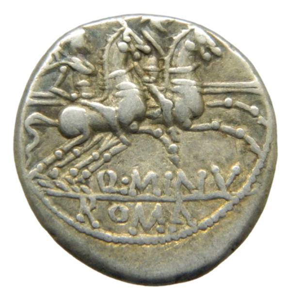DENARIO REPUBLICANO - MINUCIA - 122 aC