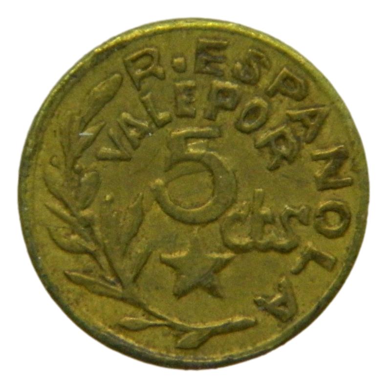 1937 - MENORCA - 5 CENTIMOS - MBC