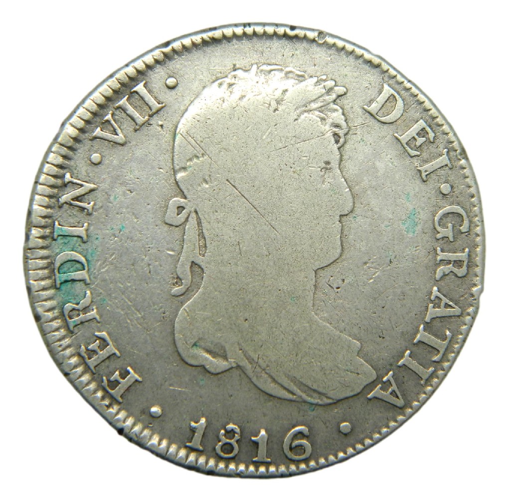 1816 JP - FERNANDO VII - 4 REALES - LIMA - BC