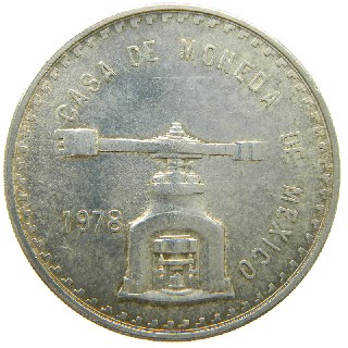 1978 - MEXICO - 1 ONZA TROY - PLATA 
