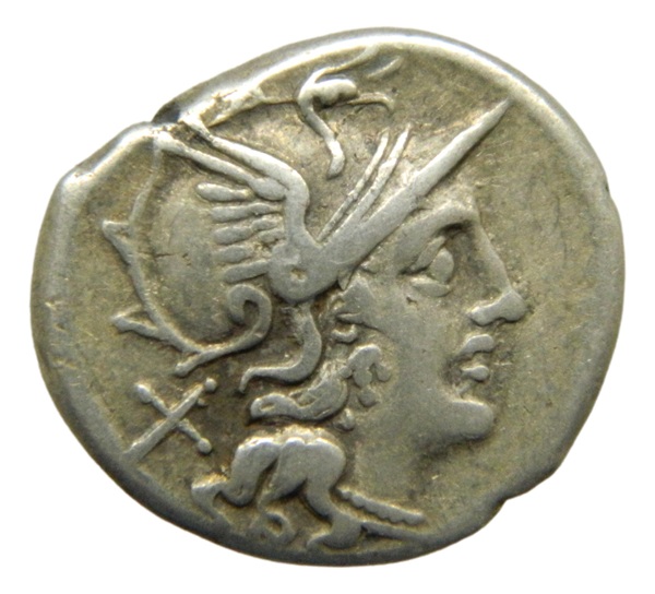 DENARIO REPUBLICANO - JUVENTIA - 154 aC