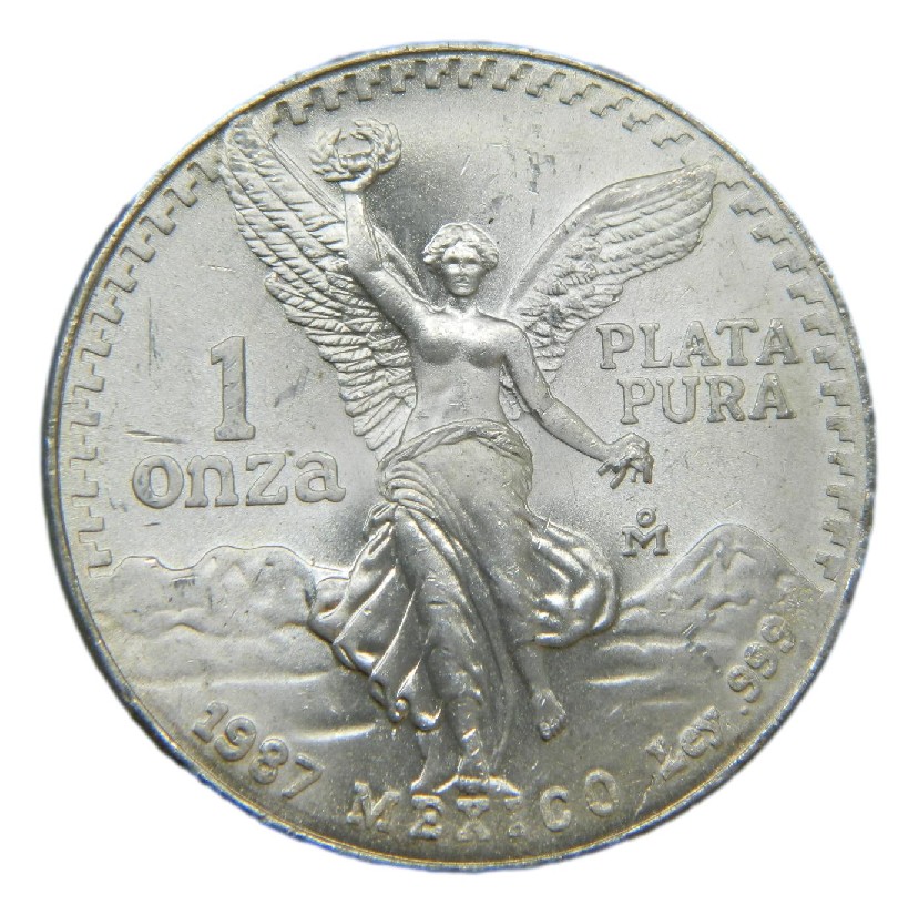 1987 - MEXICO - 1 ONZA PLATA FINA