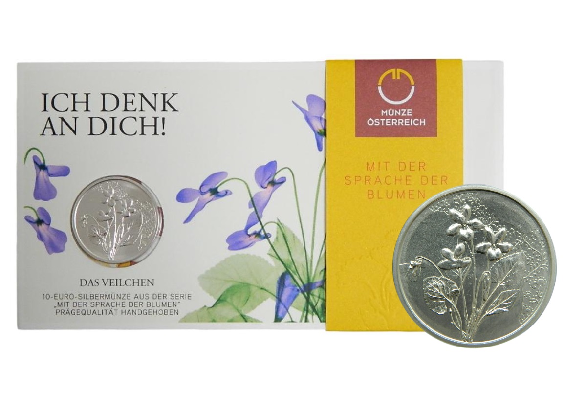 2024 - AUSTRIA - 10 EURO - VIOLETA - PLATA - COINCARD