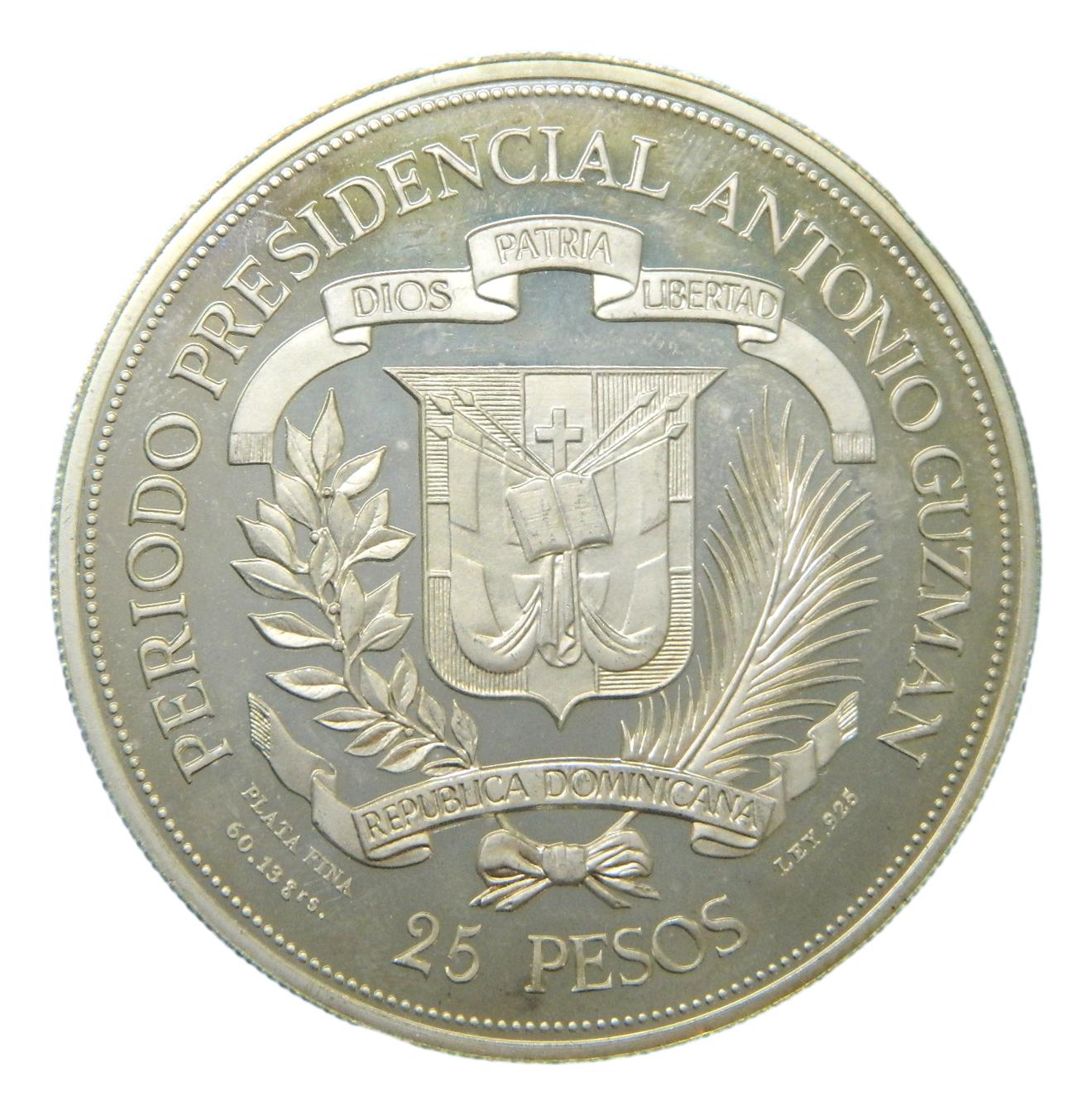 1979 - REPUBLICA DOMINICANA - 25 PESOS - JUAN PABLO II