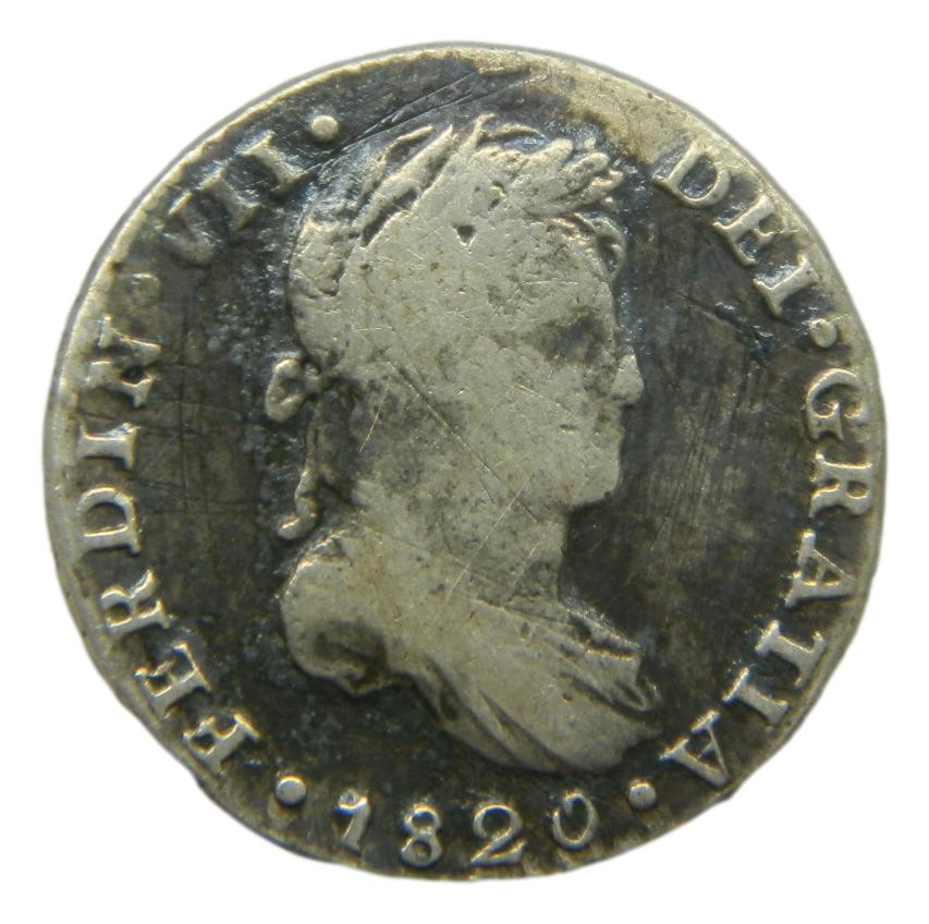 1820 JJ - FERNANDO VII - 1 REAL - MEXICO