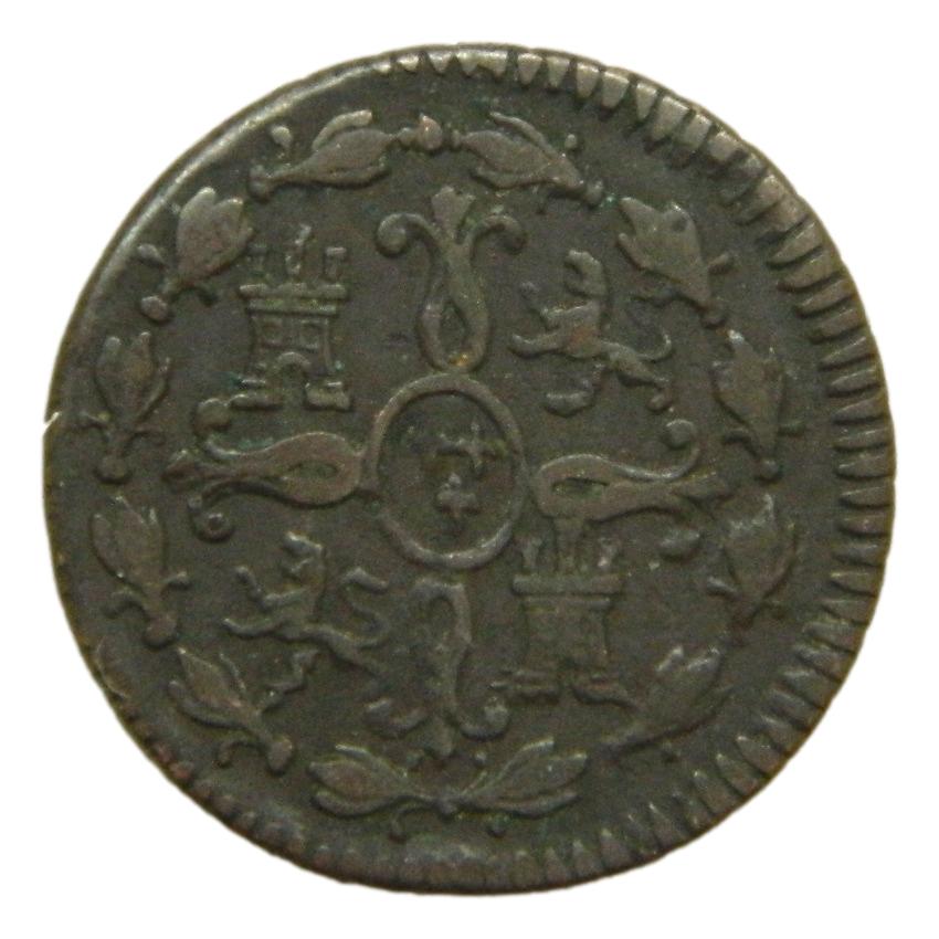 1819 - FERNANDO VII - 2 MARAVEDIS - JUBIA