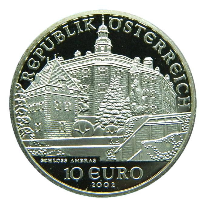 2002 - AUSTRIA - 10 EURO - SCHLOSS AMBRAS