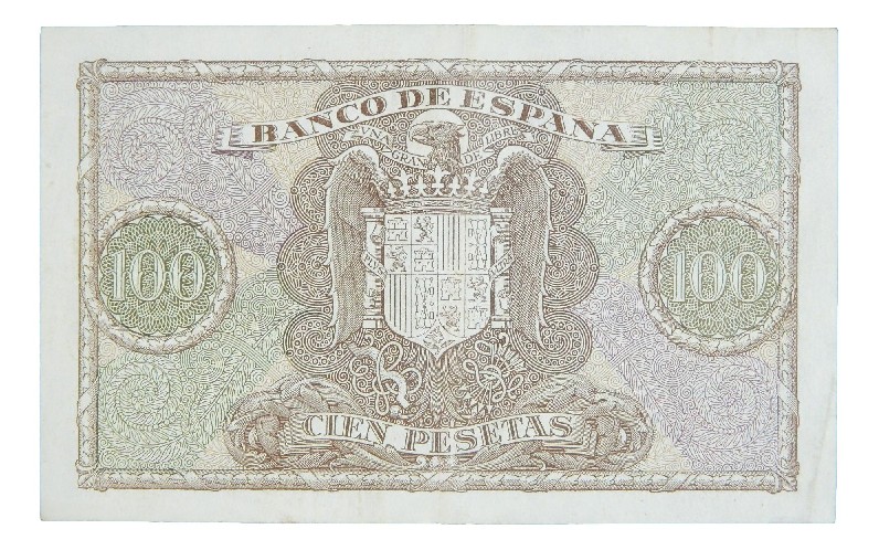 1940 - ESPAÑA - BILLETE - 100 PESETAS - COLON - MBC