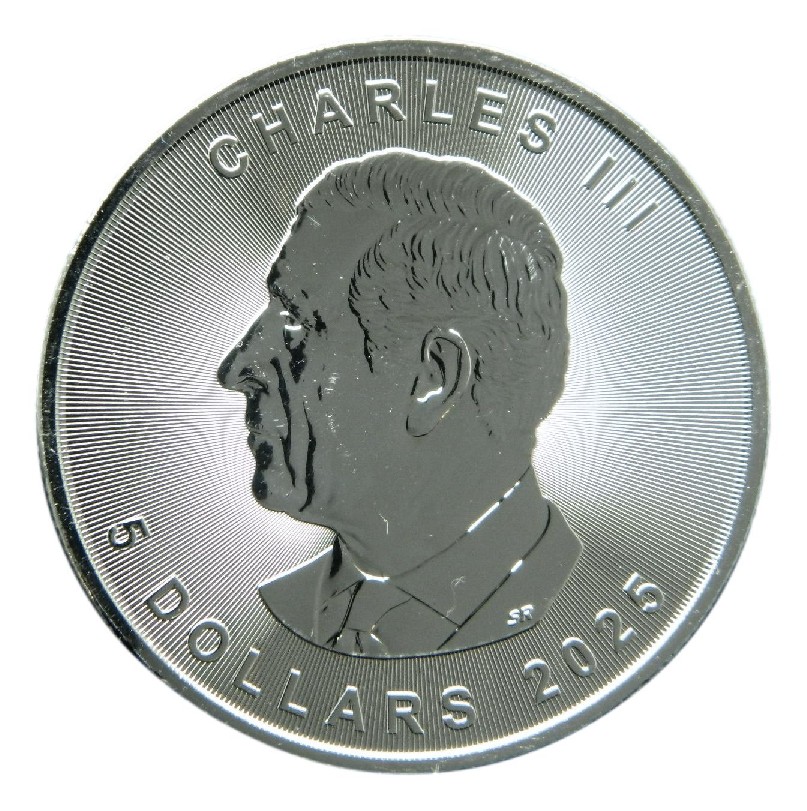2025 - CANADA - DOLAR - ONZA PLATA FINA - MAPLE
