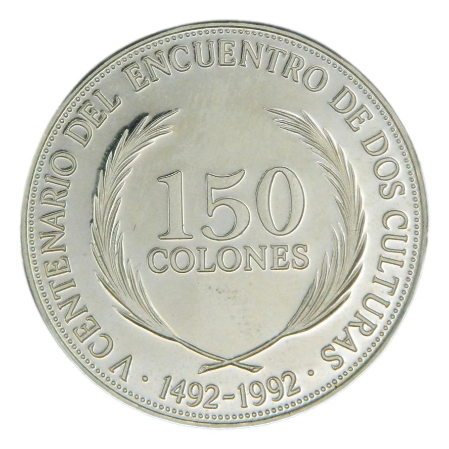 1992 - EL SALVADOR - 150 COLONES - ENCUENTRO DE DOS CULTURAS