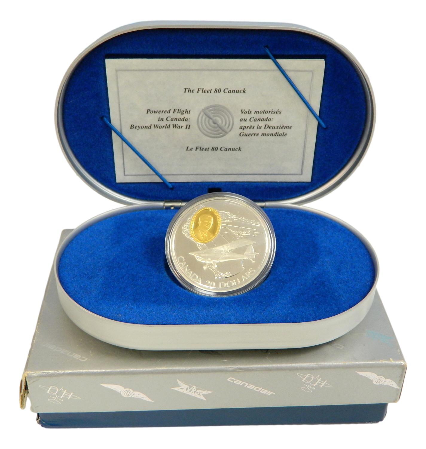 1995 - CANADA - 20 DOLARES - AVIACION - THE FLEET 80 CANUCK