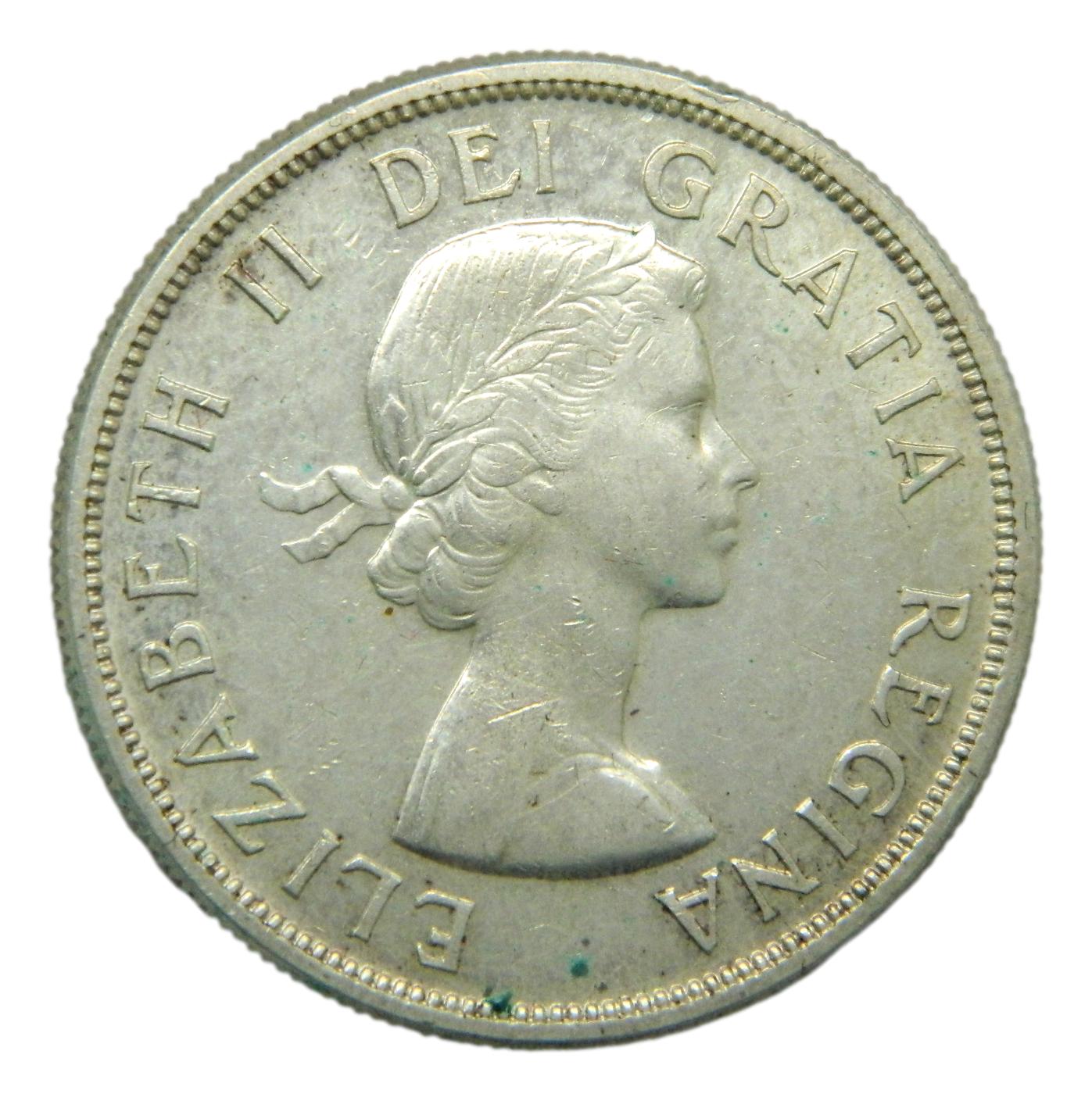 1957 - CANADA - DOLAR - PLATA