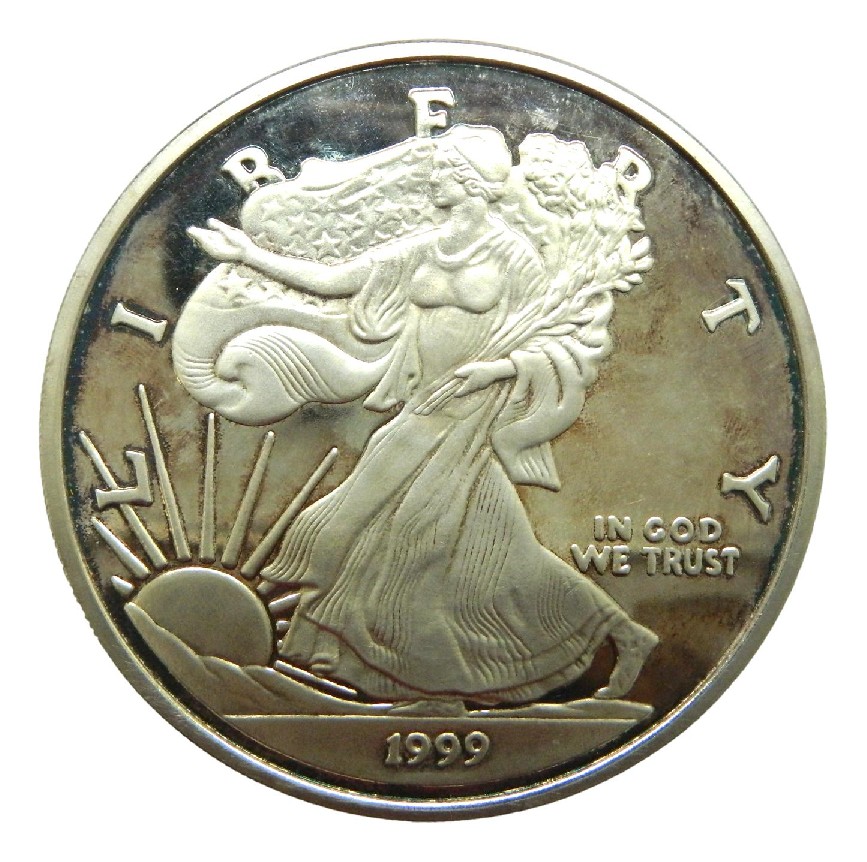 1999 - USA - ONE HALF POUND FINE SILVER - 250 GR AG 999