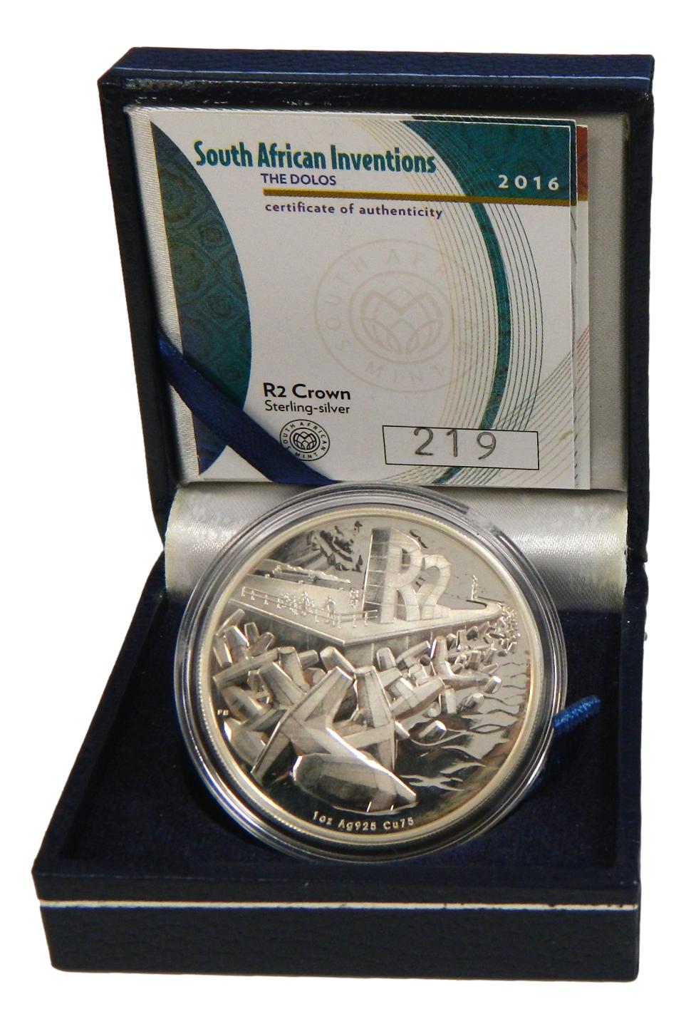 2016 -  SUD AFRICA - ONZA PLATA PROOF - R2 THE DOLOS