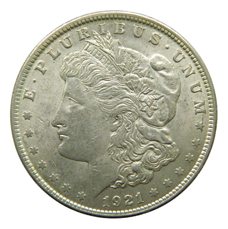 1921 - USA - DOLAR - MORGAN - PLATA - EBC