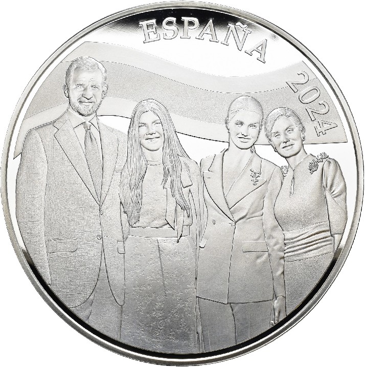 2024 - ESPAÑA - 50 EURO - CINCUENTIN - X ANIVERSARIO DEL REY FELIPE VI