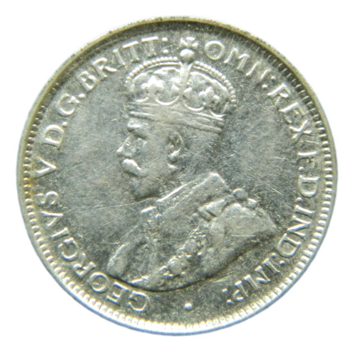 1926 - AUSTRALIA - 6 PENCE - GEORGE V - EBC - S9/541