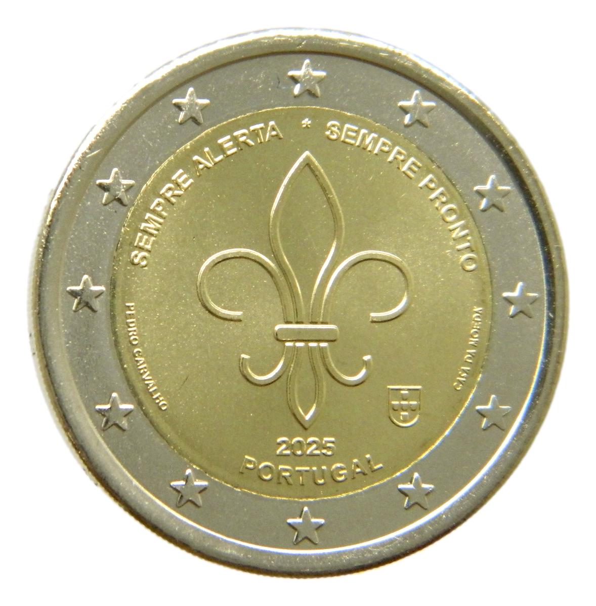 2025 - PORTUGAL - 2 EURO - MOVIMIENTO SCOUT