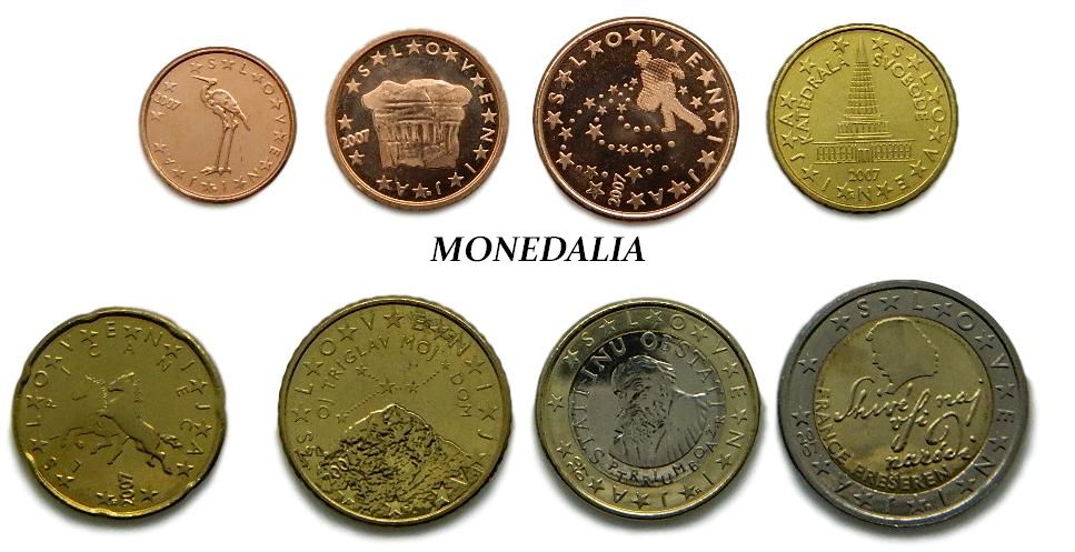 2010 - ESLOVENIA - TIRA EUROS - 8 MONEDAS