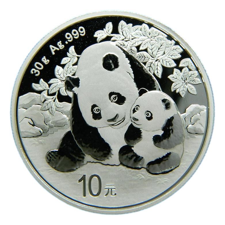 2024 - CHINA - 10 YUAN - ONZA PLATA  - PANDA