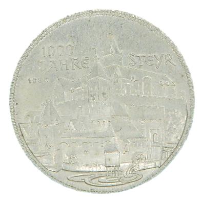 1980 - AUSTRIA - 500 SCHILLING - MILENIO DE STEYR