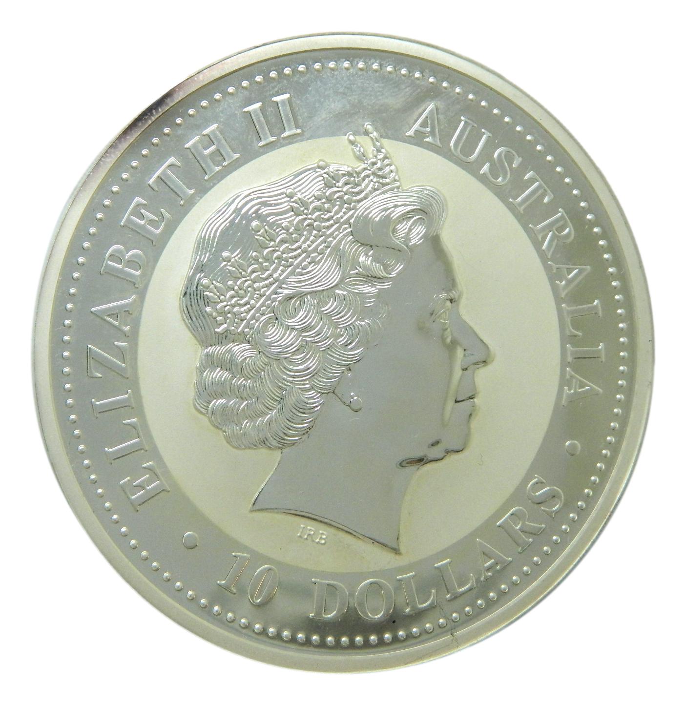 1999 - AUSTRALIA - 10 ONZAS PLATA - KOOKABURRA