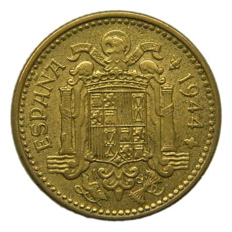 1944 - FRANCO - 1 PESETA - EBC +