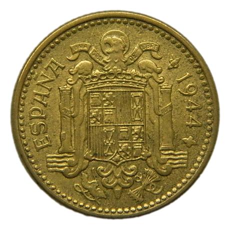 1944 - FRANCO - 1 PESETA - EBC +