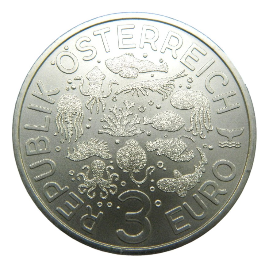 2025 - AUSTRIA - 3 EURO - NUDIBRANQUIO