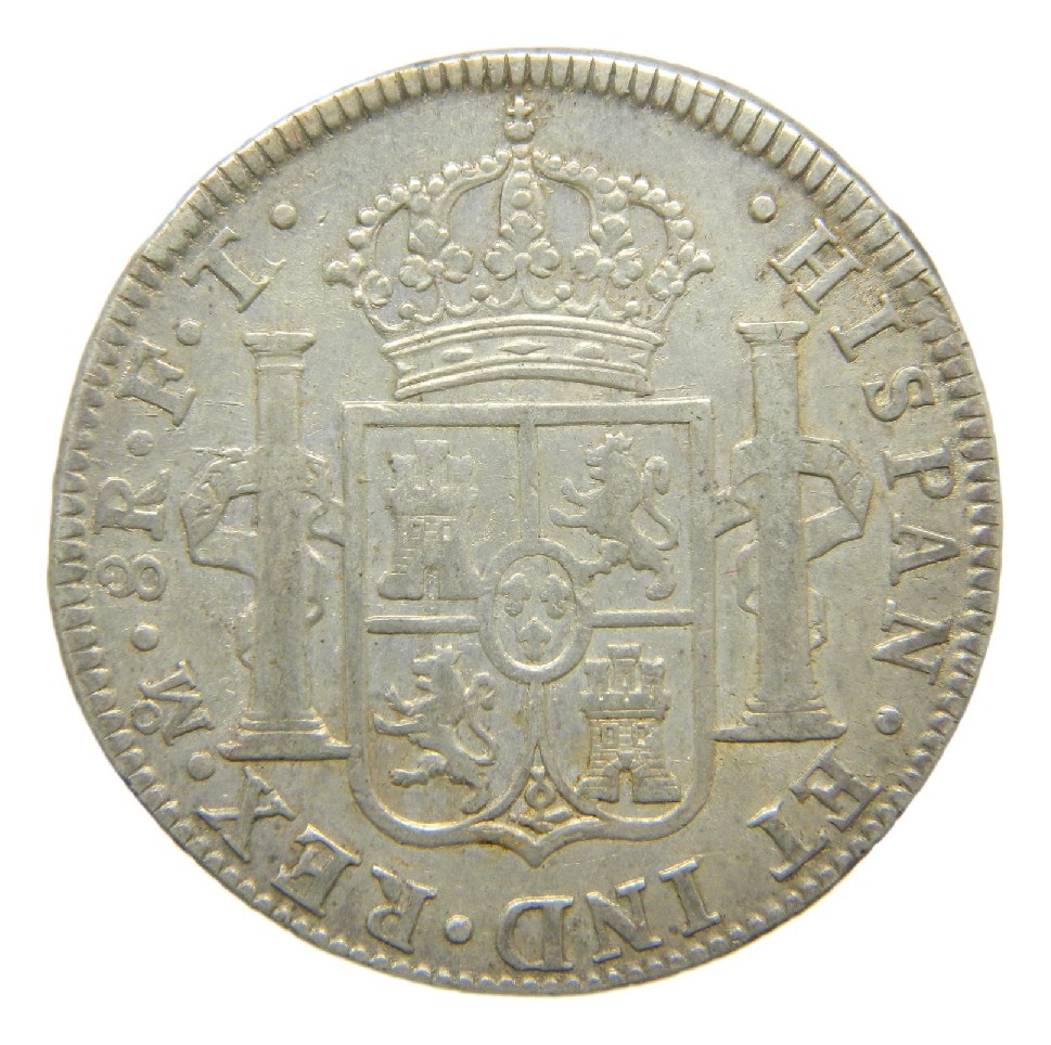 1802 FT - CARLOS IV - 8 REALES - MEXICO - BC