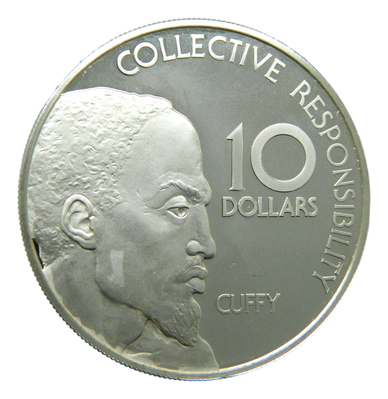 1976 - GUYANA - 10 DOLLARS - INDEPENDENCIA - CUFFY