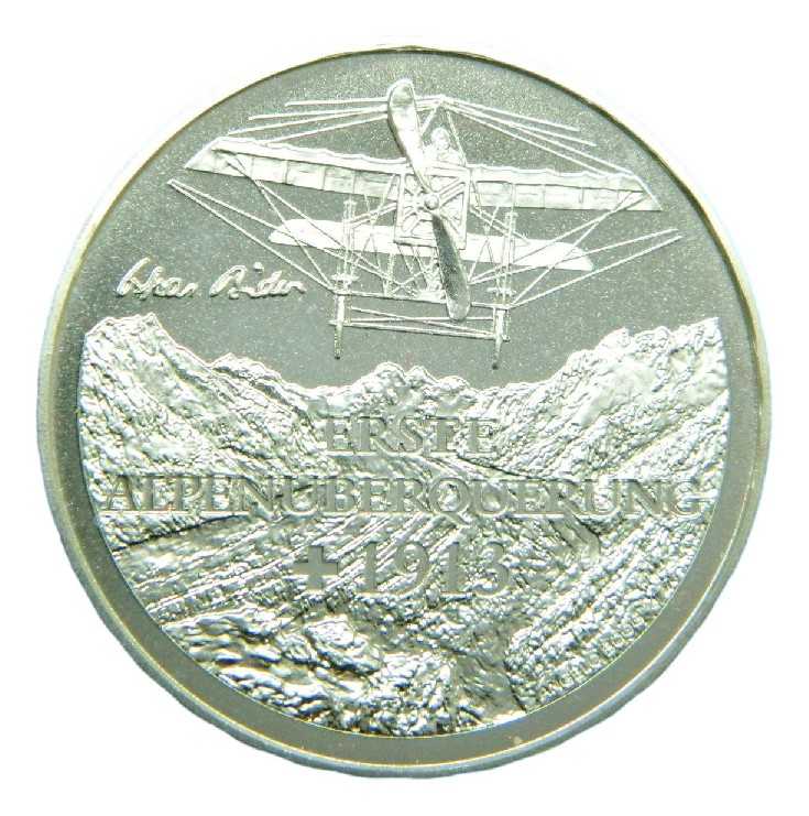 2013 - SUIZA - 20 FRANCS - PRIMERA TRAVESIA DE LOS ALPES