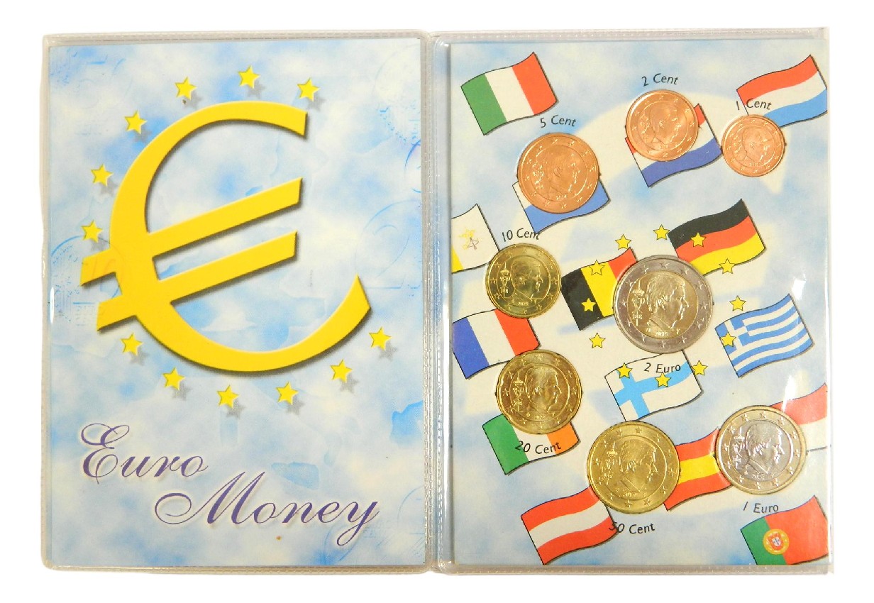 TIRA EUROS MIXTA - BELGICA - 8 VALORES 