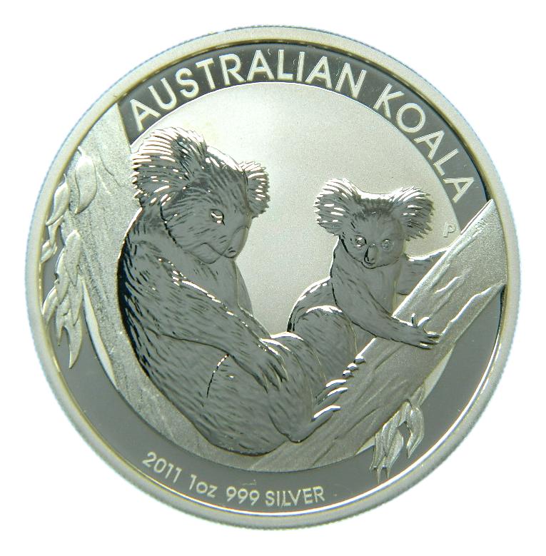 2011 - AUSTRALIA - 1 ONZA PLATA 999 - KOALA