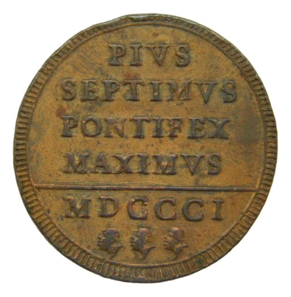 1801 - ITALIA - BAIOCCO - PIO VII - S9/745