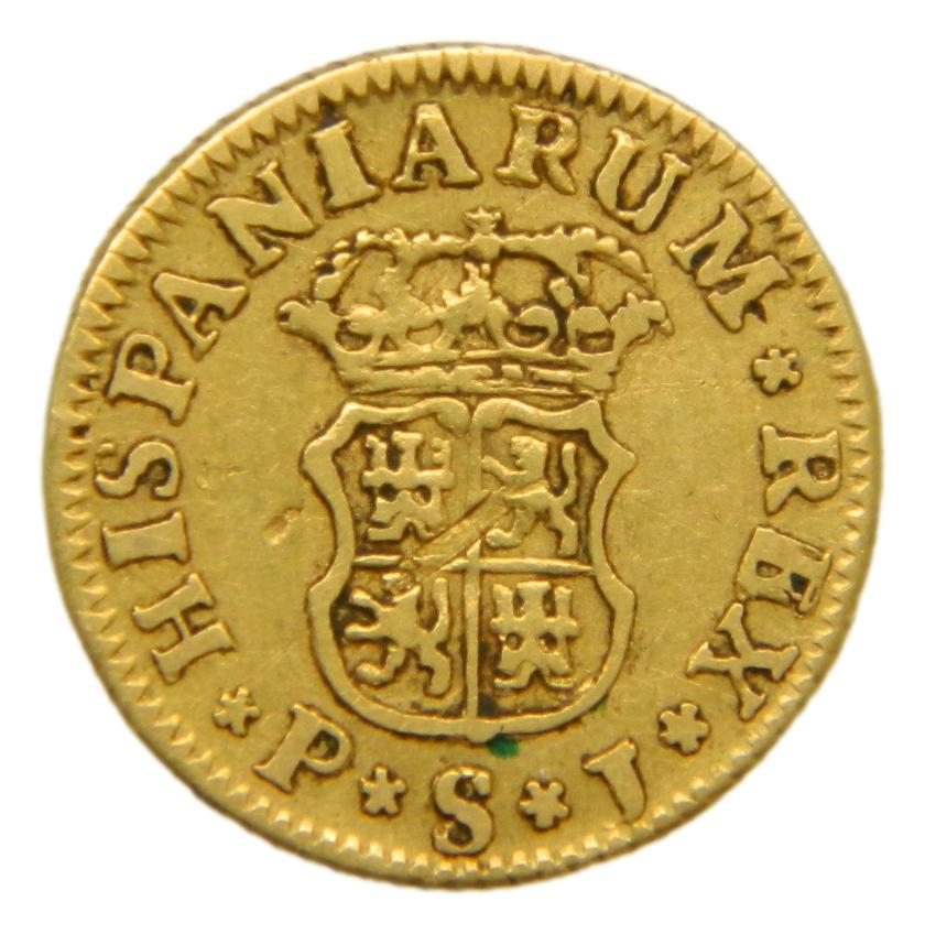 1755 PJ - FERNANDO VI - 1/2 ESCUDO - SEVILLA