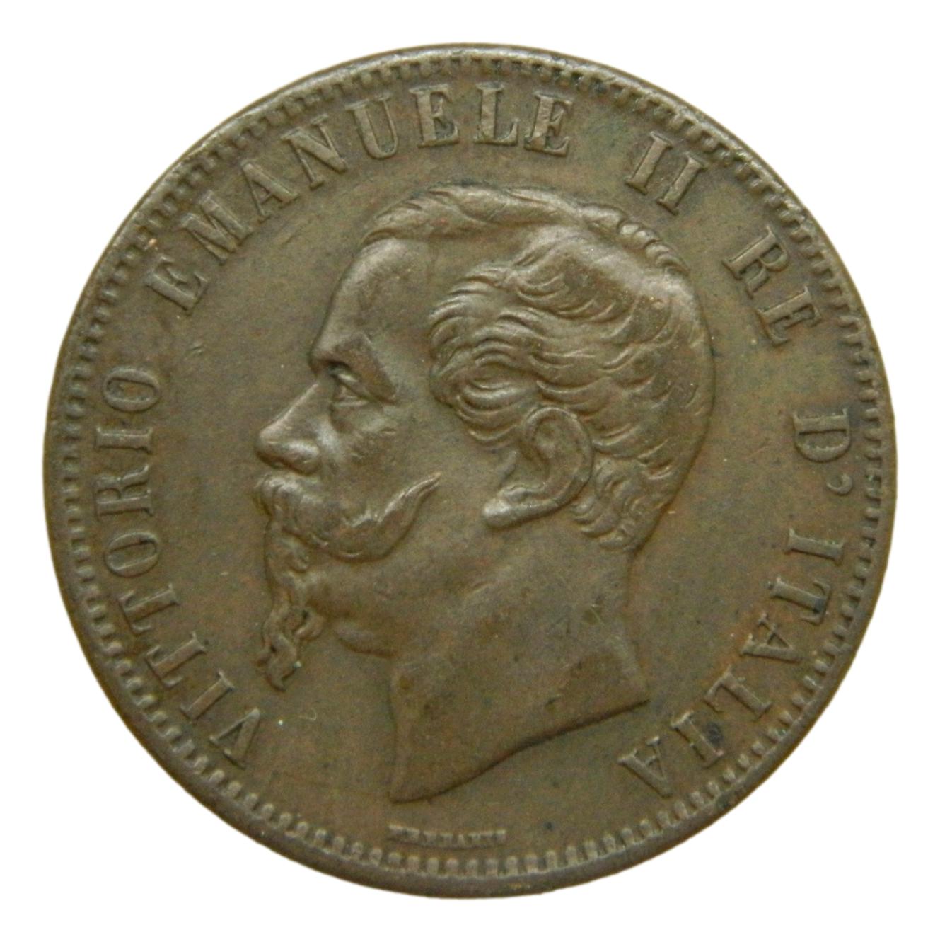 1866 OM - ITALIA - 10 CENTESIMI - VITTORIO EMANUELE II - S9/754