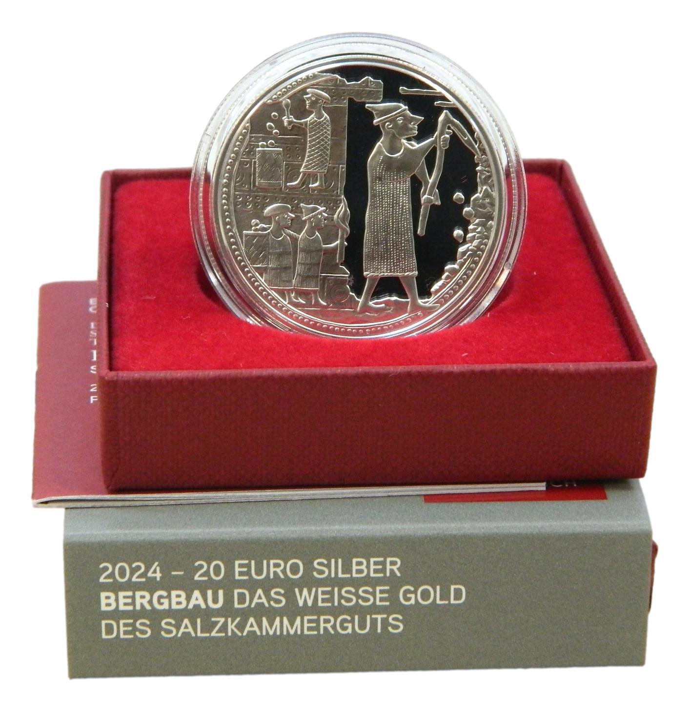 2024 - AUSTRIA - 20 EUROS - MINERIA DE SAL HALLSTATT